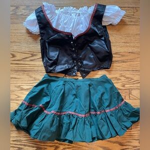 German beer waitress or girl adult size small